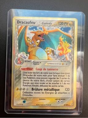 Dracaufeu Gold Foil Card - Charizard (Orange)